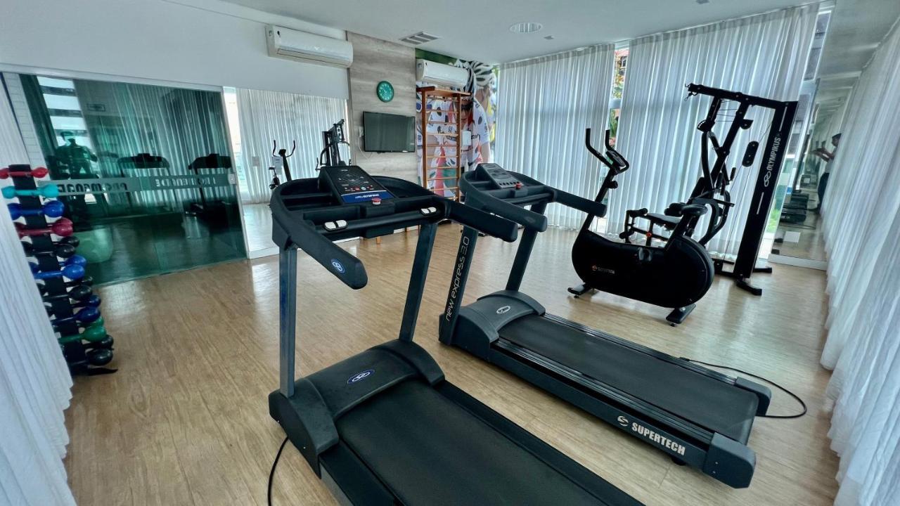 Maceió Edf Promenade - Apartamento Com 2 Quartos Climatizados A 150M Da Beira-Mar De Ponta Verde - Piscina, Academia, Sauna, Lavanderia, Home Cine, Churrasqueira, Salao De Jogos, Area Kids מראה חיצוני תמונה